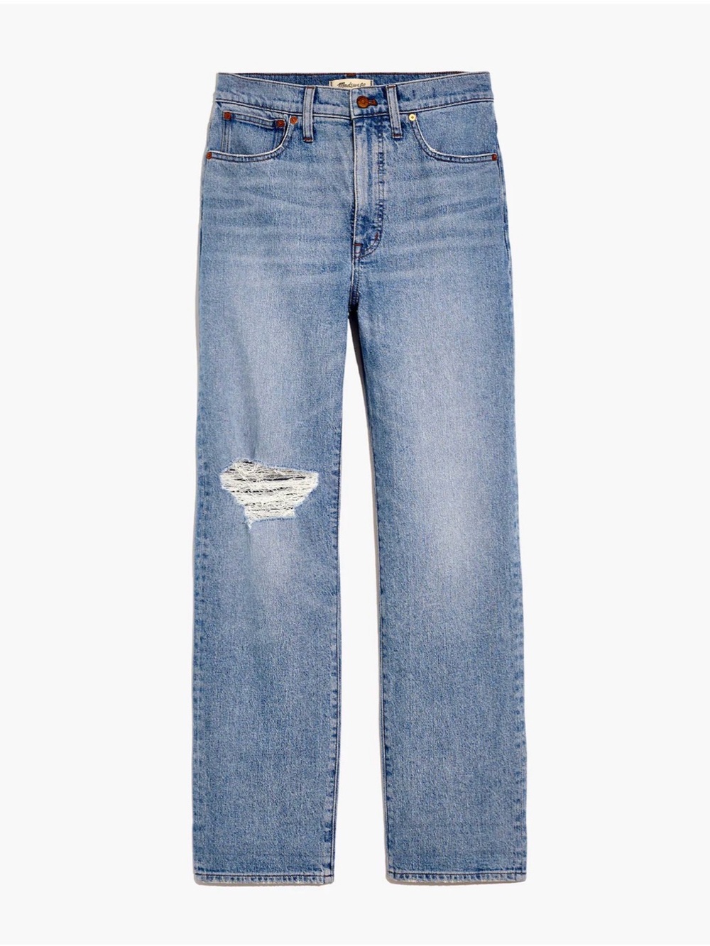 Madewell Perfect Vintage Straight Jean in Reinhart Wash Size 24
